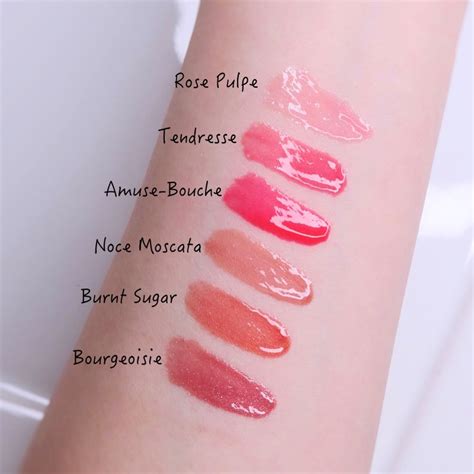 chanel rouge coco gloss swatches|rouge coco gloss moisturizing glossimer.